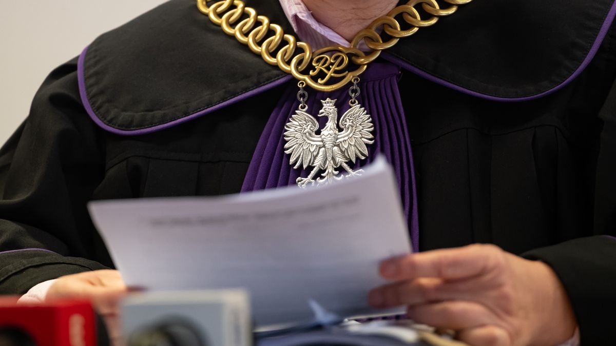 Poznań, 16.02.2026. Sędzia Joanna Rucińska ogłasza wyrok Sądu Okręgowego w Poznaniu, 16 bm. Sąd skazał na łącznie dwa lata pozbawienia wolności Macieja Maciejewskiego, oskarżonego łącznie o 19 przestępstw, w tym znęcania się nad zwierzętami, podrabiania dokumentów, przywłaszczenia zwierzęcia, naruszania praw pracowniczych i naruszenia przepisów prawa Unii Europejskiej dotyczących ochrony gatunków dziko żyjących zwierząt w zakresie regulacji obrotu nimi. Policja interweniowała w hodowli w 2017 roku w Pyszącej koło Śremu. (mr) PAP/Jakub Kaczmarczyk *** UWAGA!!! JEST ZGODA NA PUBLIKACJĘ DANYCH OSOBOWYCH OSKARŻONEGO! ***