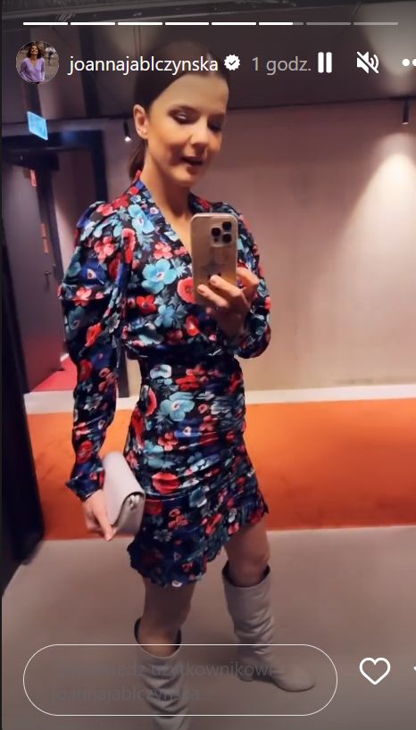 Joanna Jabłczyńska na imprezie TVN-u