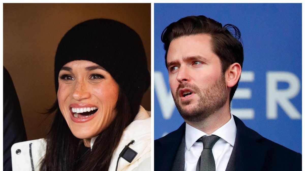 Księżna Meghan Markle i królewski doradca Jason Knauf