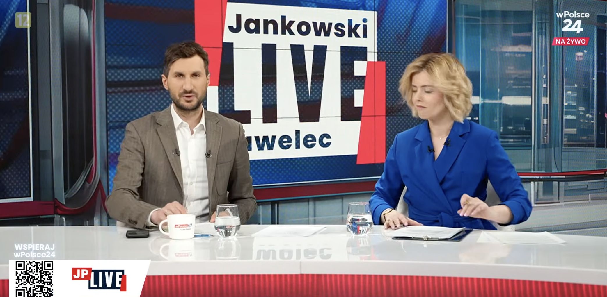 Kadr z programu "Jankowski Pawelec live"