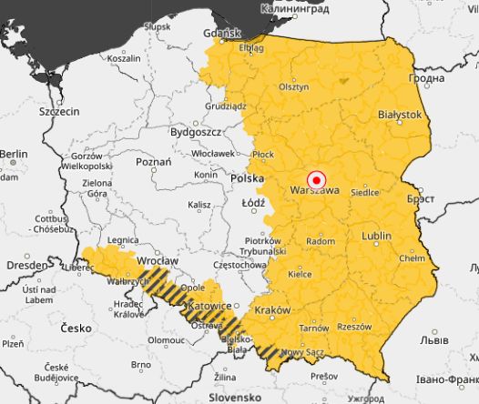 Ostrzeżenia przed mrozami