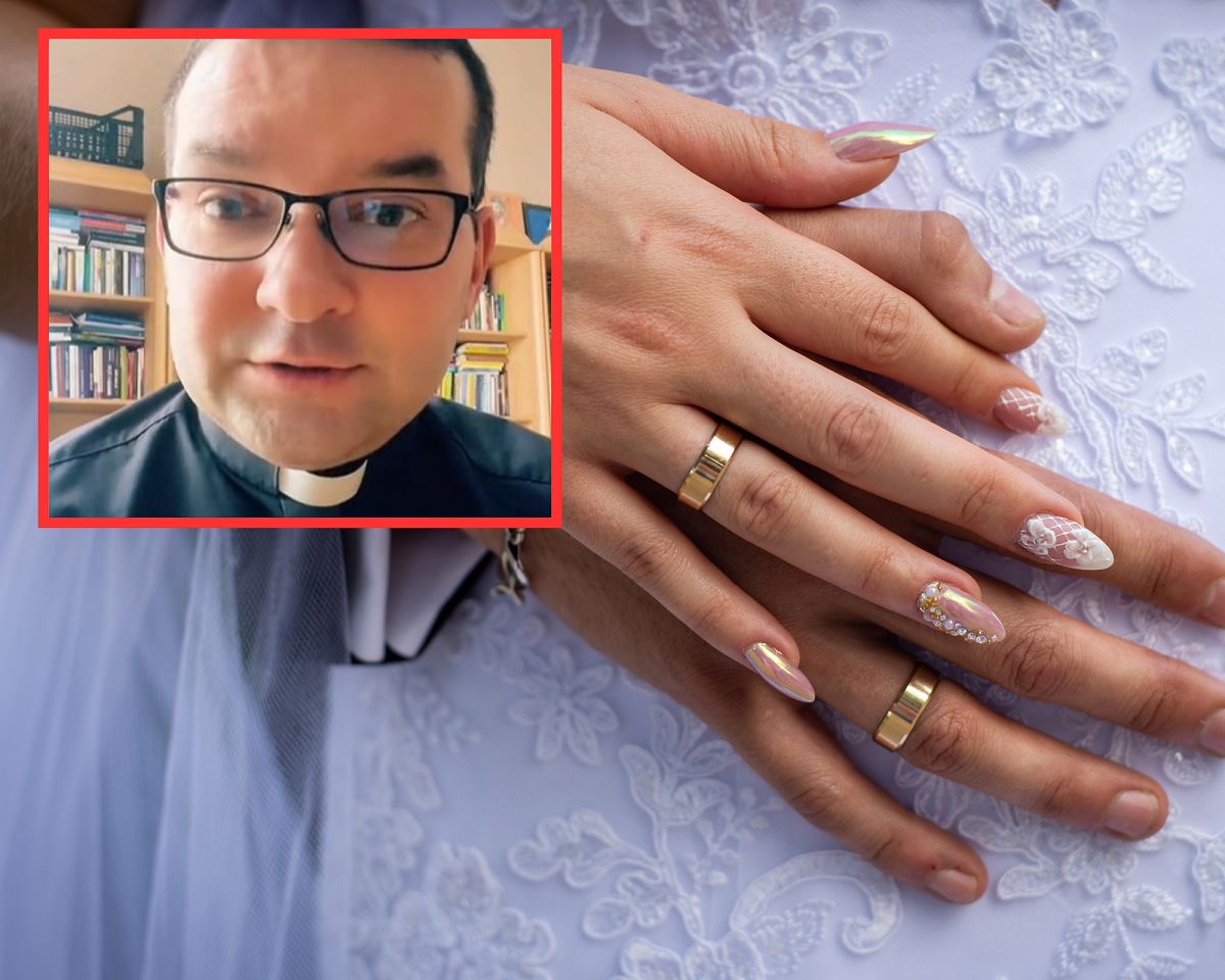 Czy suknia panny młodej musi mieć biały kolor? Ksiądz tłumaczy. 