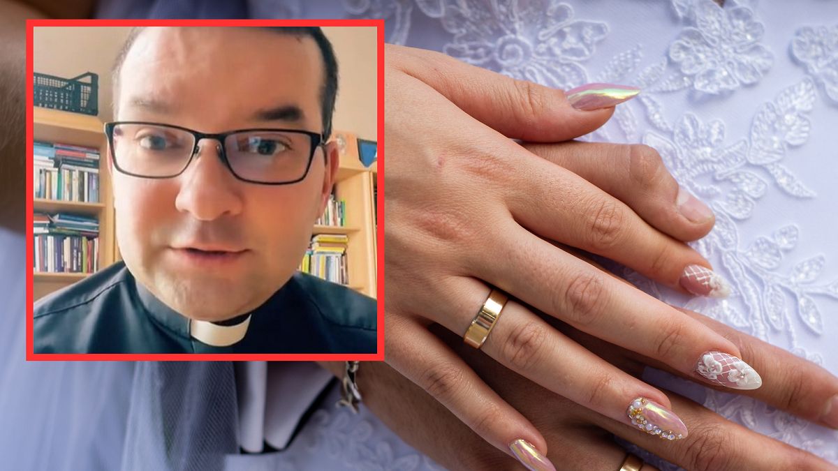 Czy suknia panny młodej musi mieć biały kolor? Ksiądz tłumaczy. 