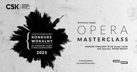 Koncert Galowy Antonina Campi Opera Masterclass 2023