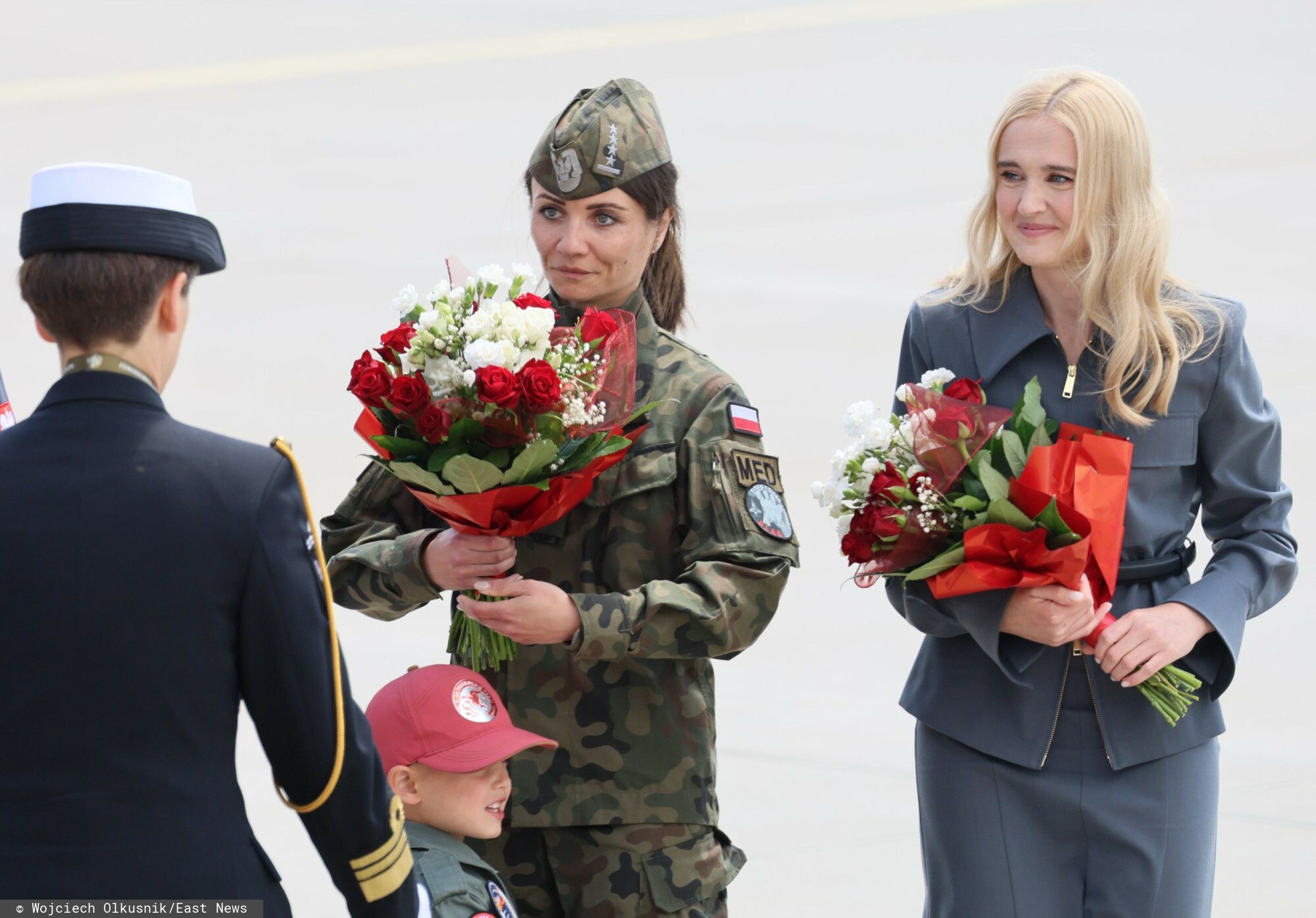 Paulina Kosiniak-Kamysz na chrzcie myśliwców F-35