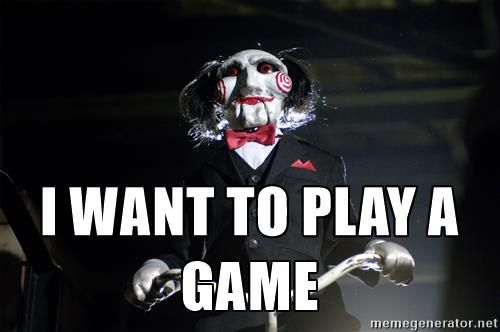 saw i want to play a game