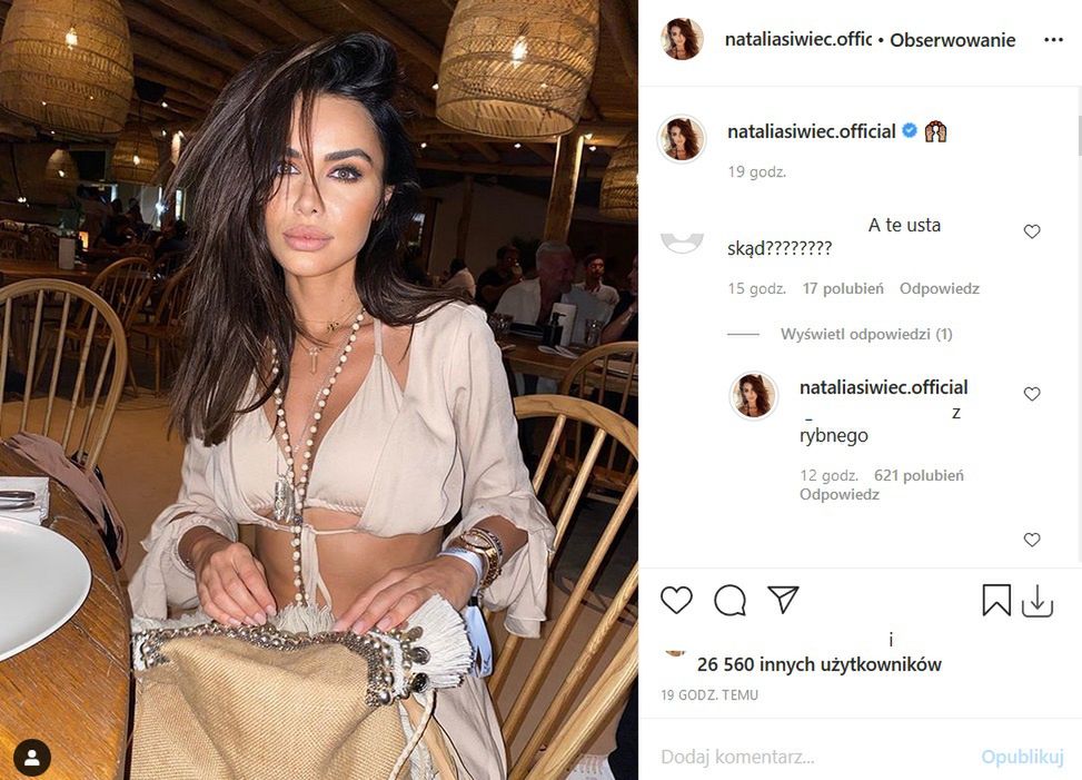 Natalia Siwiec tłumaczy, skąd ma usta