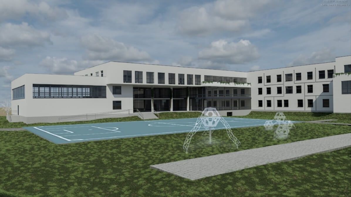 Wizualizacja nowej siedziby Szkoły Podstawowej Specjalnej nr 26 w Lublinie