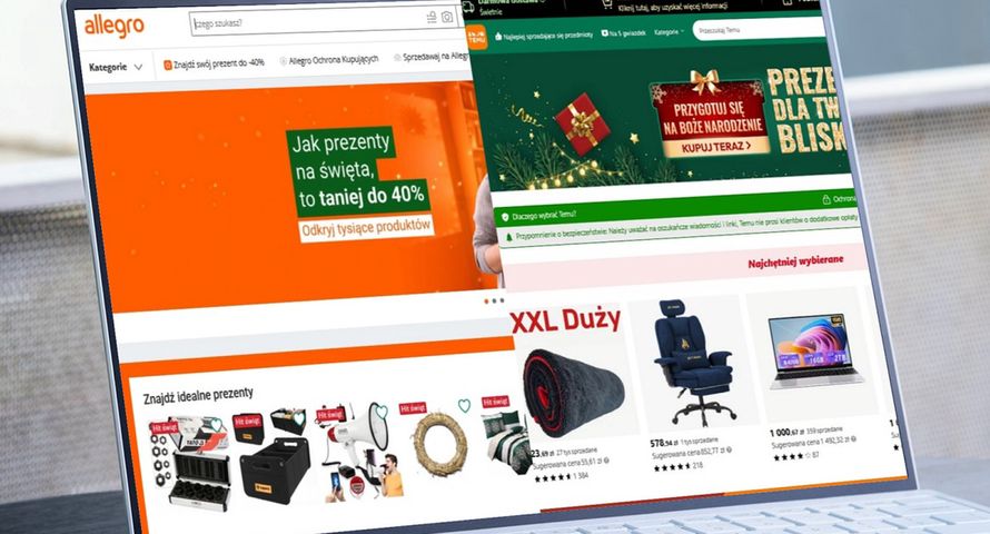 Urosło wszystkim oprócz Temu. Allegro znów liderem w e-commerce