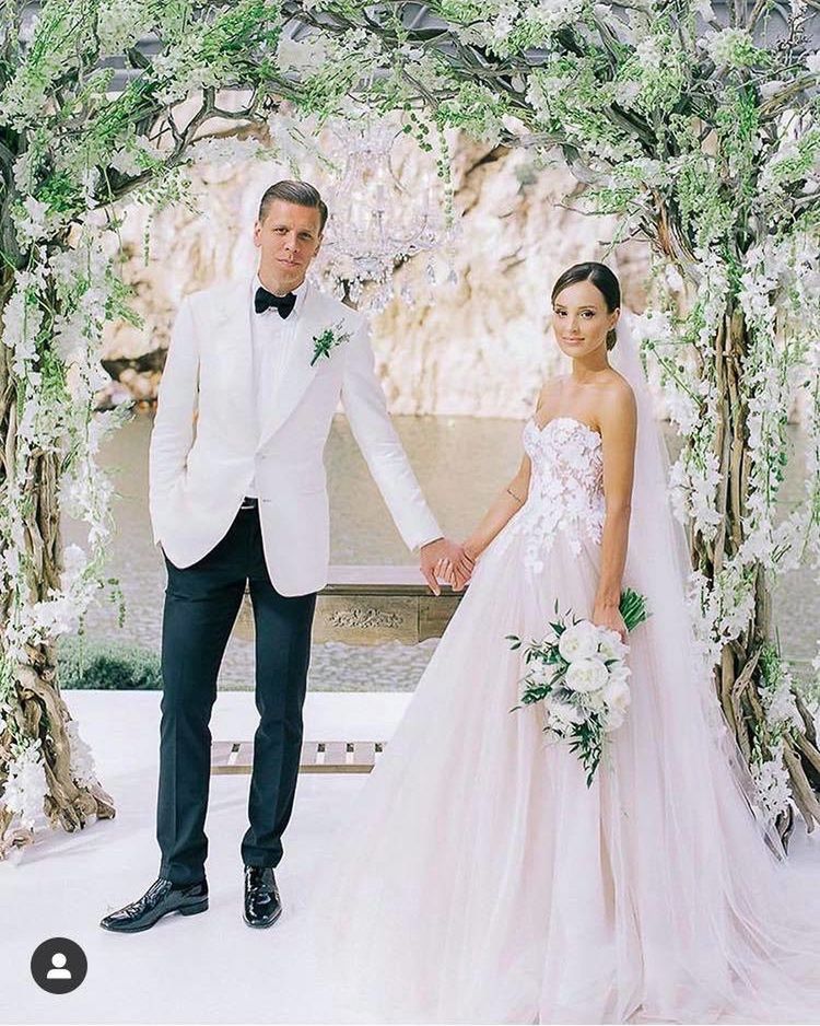 Wojciech Szczęsny i Marina Łuczenko świętują rocznicę