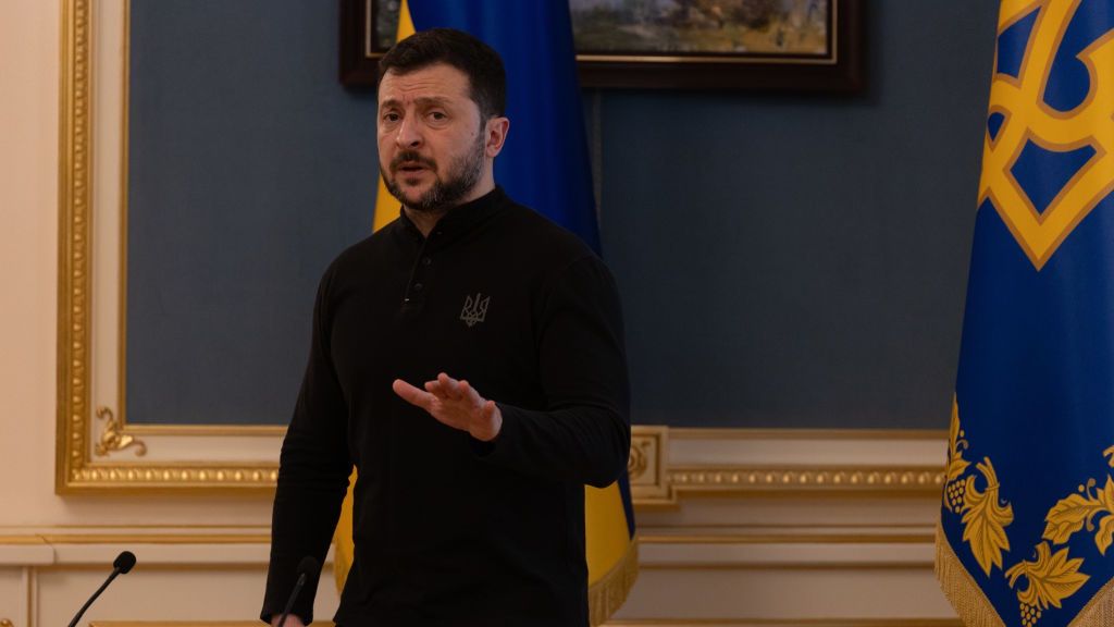 Prezydent Ukrainy Wołodymyr Zełenski