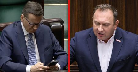 Trela krzyczał do Morawieckiego. Tak wyglądała reakcja byłego premiera