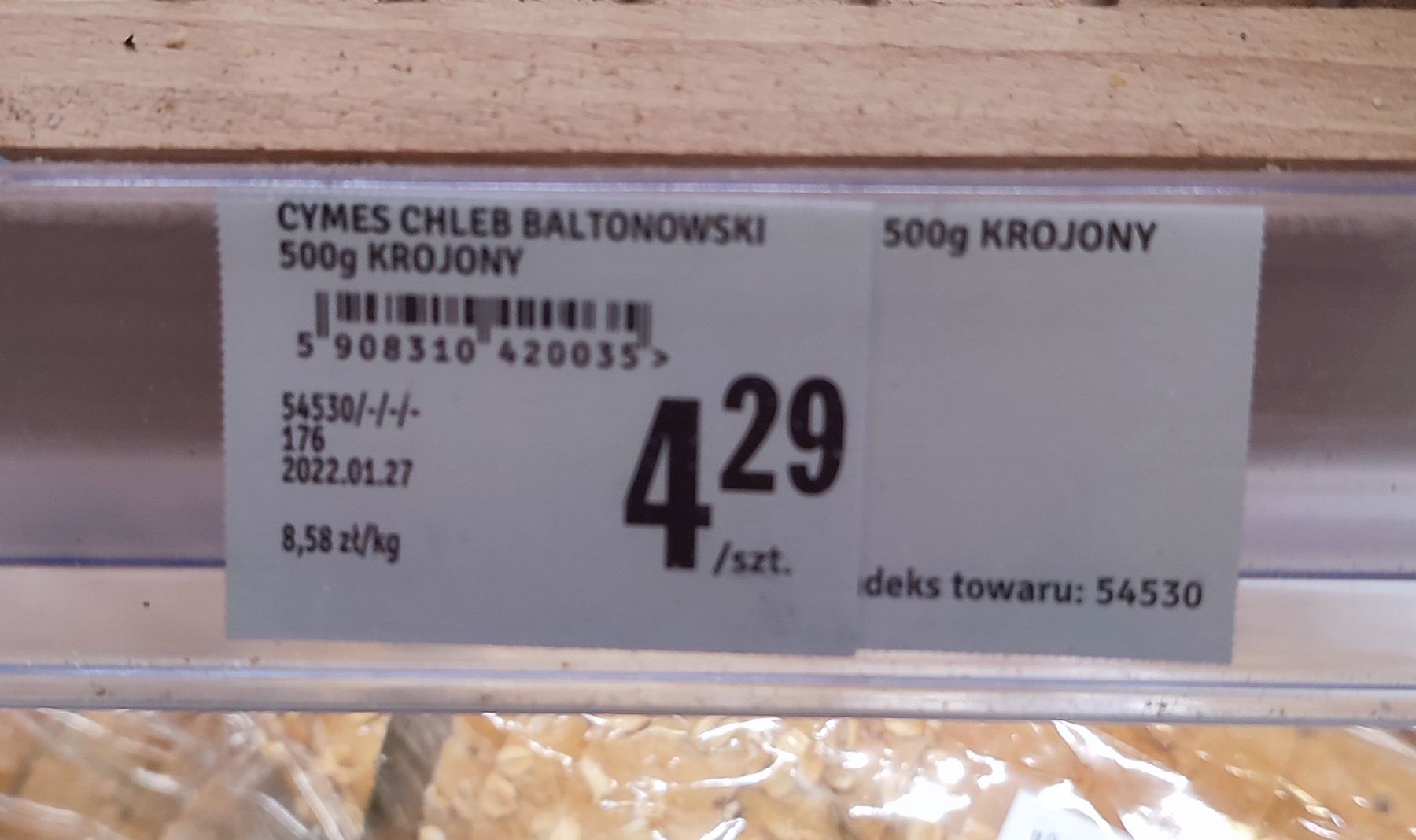 Ceny żywności przed i po obniżce podatku VAT

