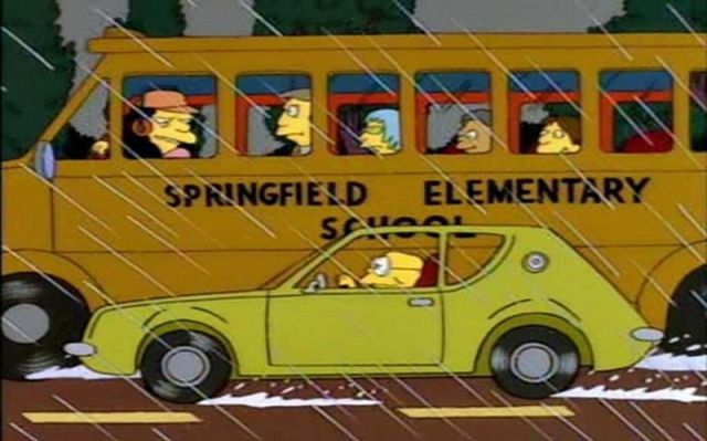 21 samochodów z "The Simpsons" i ich prawdziwe odpowiedniki 3