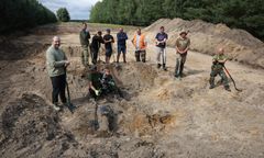 Bombowiec "Łoś" zestrzelono w 1939 roku. Niezwykłe odkrycie w Walewicach