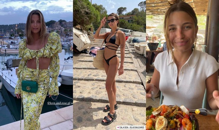 Julia Wieniawa w sandałach Diora za 5 tysięcy pręży wyćwiczone ciało w MIKROSKOPIJNYM bikini (FOTO)