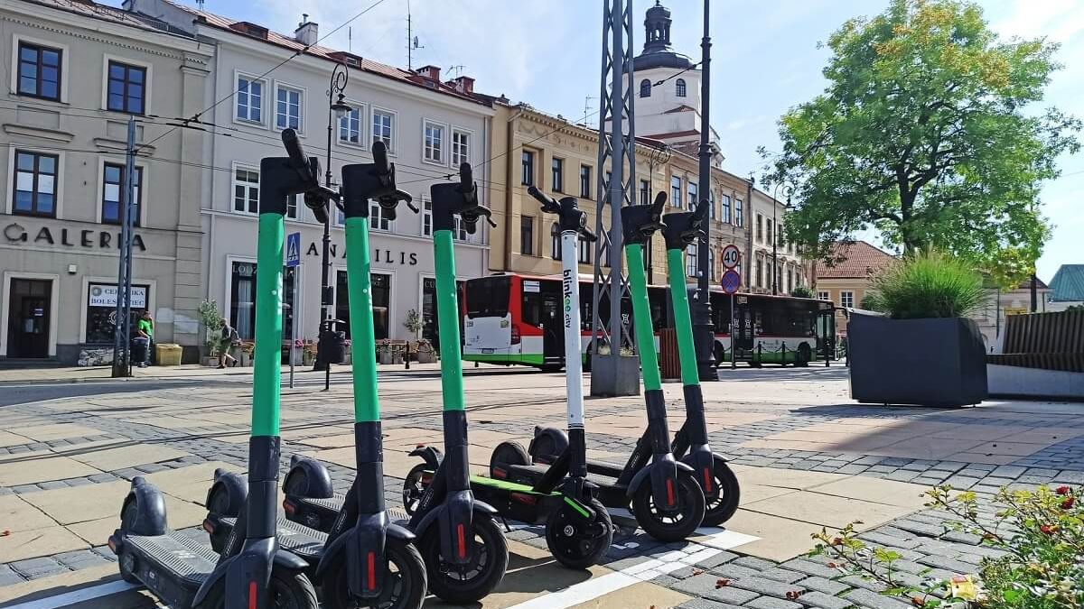 Hulajnogi w Lublinie | fot. Miasto Lublin