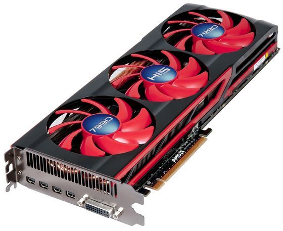HIS Radeon HD 7990 karta graficzna zdjęcie