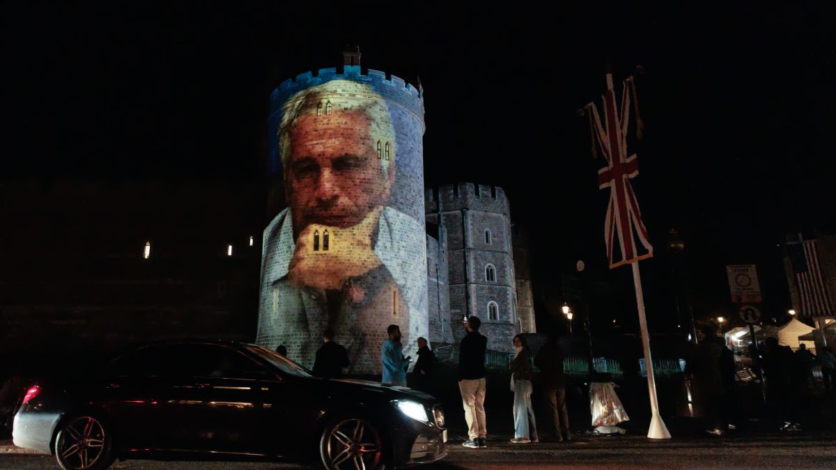 Nietypowy "pokaz" na zamku Windsor