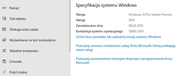 Majowa aktualizacja Windows 10 jest dostępna od kilku dni dla Insiderów.