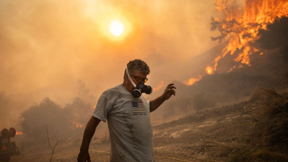 Ogromne pożary w Grecji