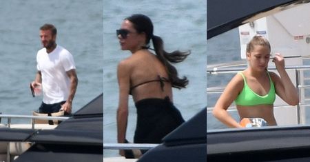 David i Victoria Beckhamowie wypoczywają na LUKSUSOWYM jachcie z 12-letnią córką Harper (ZDJĘCIA)