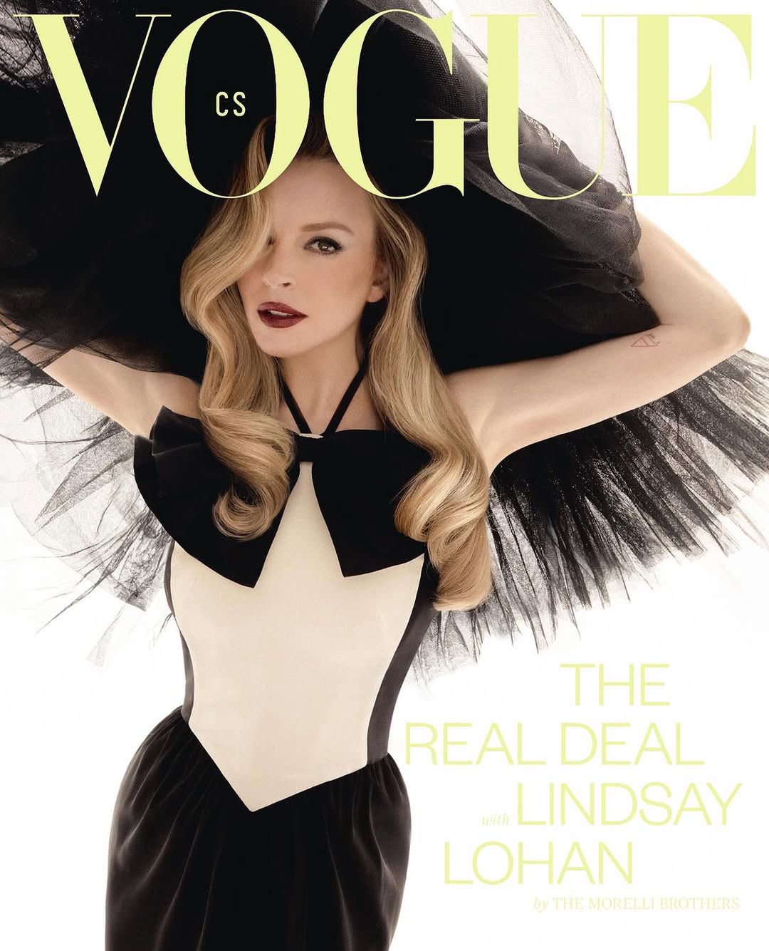 Lindsay Lohan na okładce "Vogue'a"
