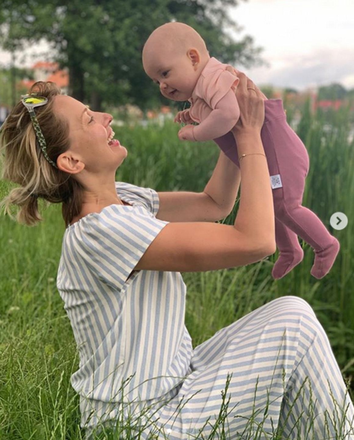 Joanna Moro z córką