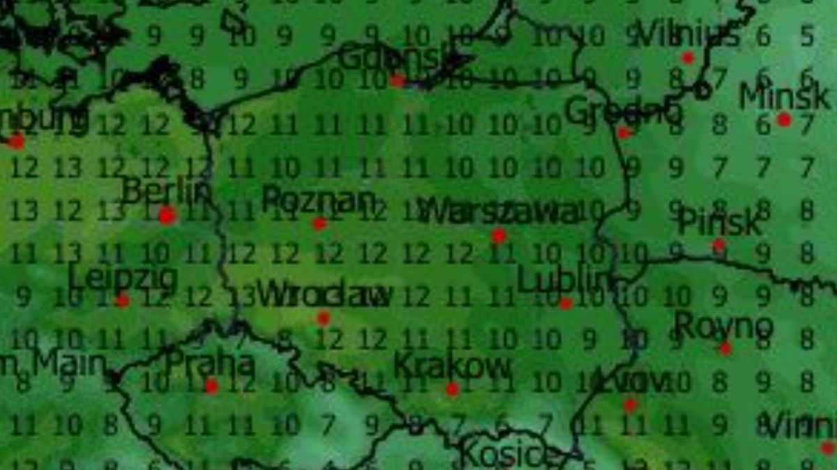 Prognoza IMGW na 11 i 12 grudnia