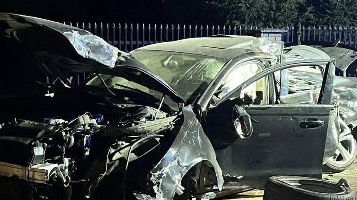 Auto na bułgarskich numerach rejestracyjnych zostało rozbite