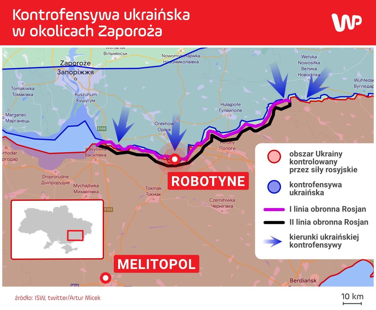 Kontrofensywa ukraińska w okolicach Zaporoża