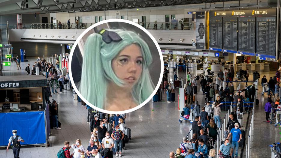 Kine-Chan pojawiła się na lotnisku praktycznie bez ubrań