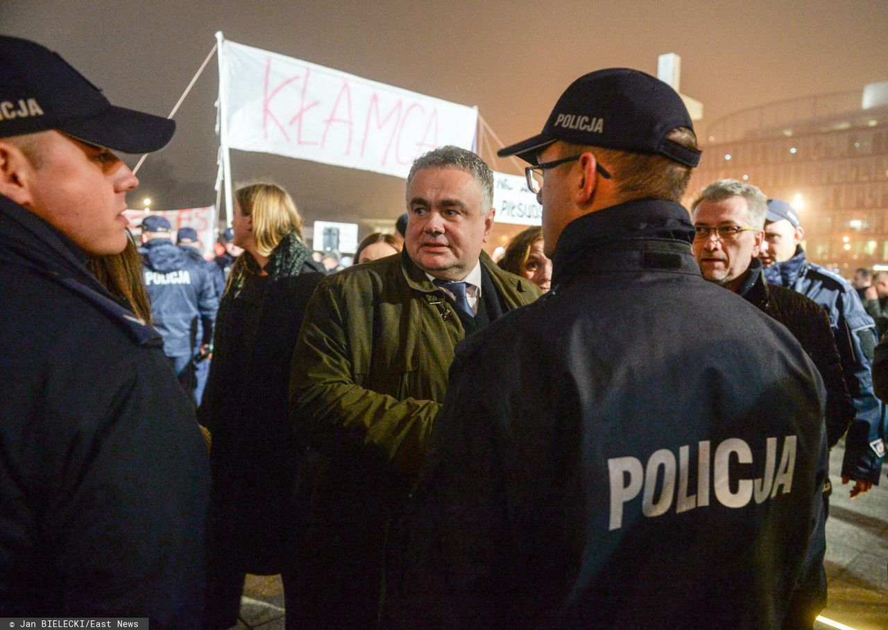 Policyjna interwencja, Sakiewicz nagrany. Co z wideo?