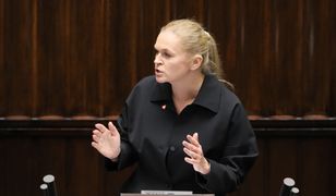 Przemawiała tuż po Kaczyńskim. "Jak panu nie wstyd?"