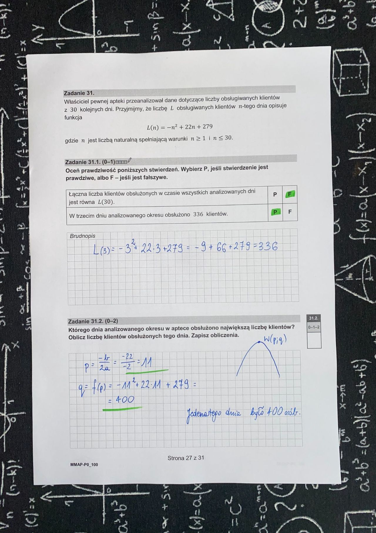 Matematyka. Odpowiedzi