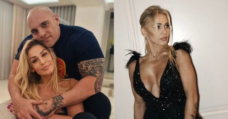 Żona Dominika Abusa z "Gogglebox" pozuje w odważnej sukni z rozcięciem. Internauci pieją z zachwytu: "Zjawiskowo piękna" (WIDEO)