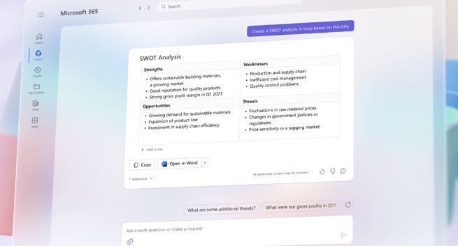 Microsoft wprowadza Microsoft 365 Copilot
