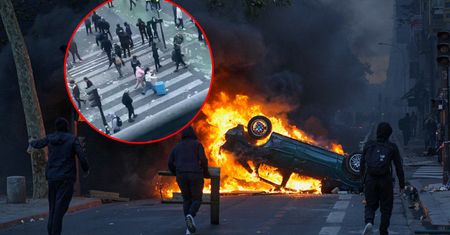 Zdjęcia i nagrania z Francji niosą się w sieci. Turyści w centrum brutalnych zamieszek