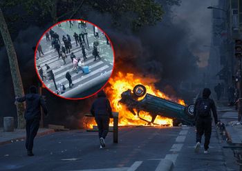 Zdjęcia i nagrania z Francji niosą się w sieci. Turyści w centrum brutalnych zamieszek