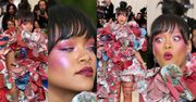 Rihanna w "sukni z salami" po raz kolejny została okrzyknięta "królową gali MET"! (ZDJĘCIA)