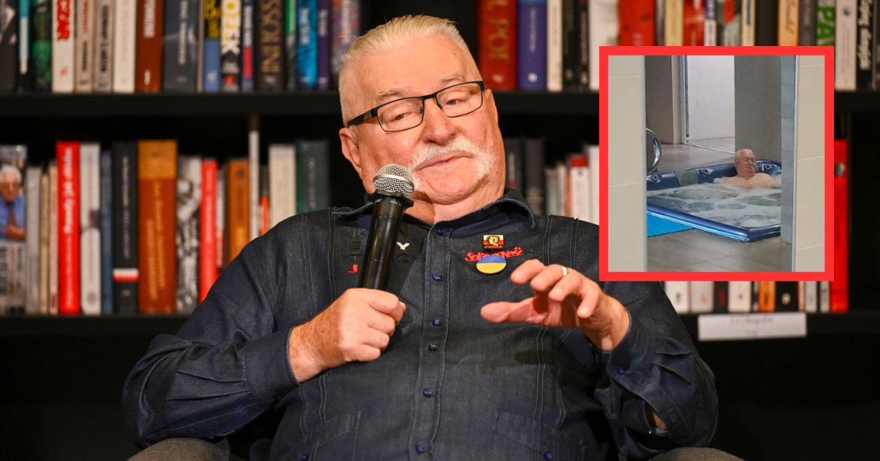 Lech Wałęsa zaskoczył zdjęciami. Są z wanny i nie tylko. Tak wypoczywa