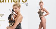 Atletyczna Hailey Bieber bawi się z pieskami na okładce "Numero"