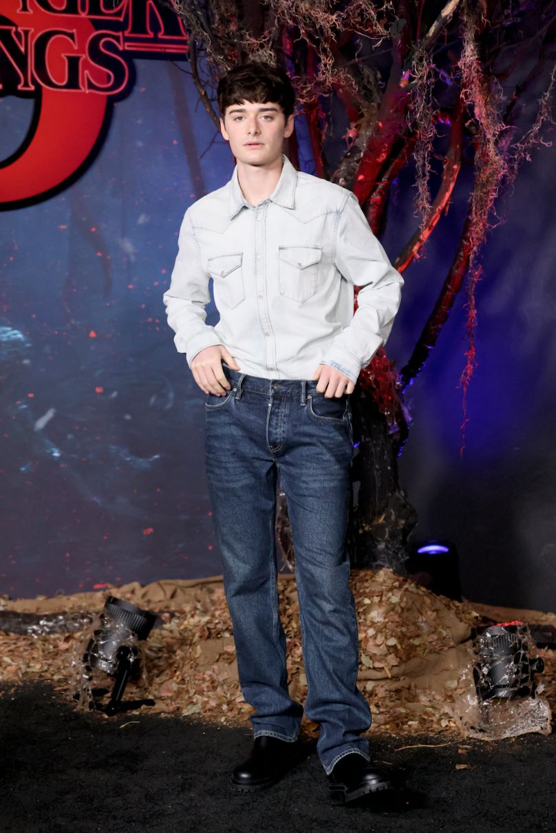 Noah Schnapp na premierze "Stranger Things"
