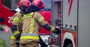 Pożar naczepy na A1 pod Świeciem. W akcji sześć zastępów straży