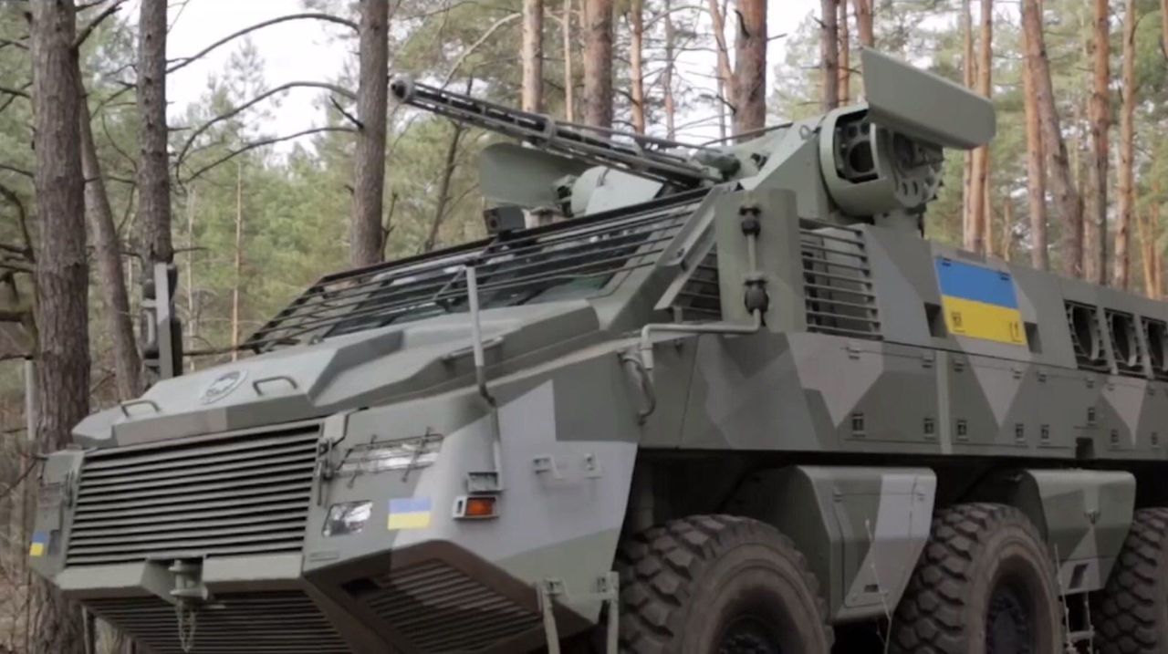 The new Ukrainian vehicle is modelled on the Mbombe 6x6.