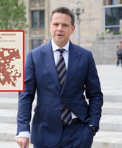 Te mapy mówią wszystko. Trzaskowski rzadziej ruszał w Polskę