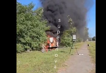 Rozstawili system antydronowy. Został zniszczony chwilę później