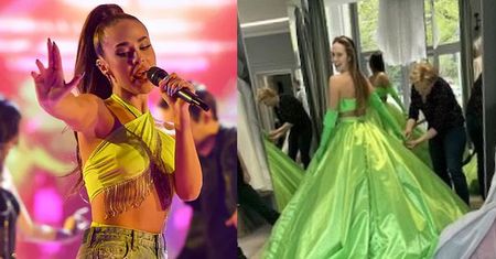 TYLKO NA PUDELKU: Wiemy, w czym Blanka wystąpi na eurowizyjnym turkusowym dywanie! Na trenie będzie napis... (FOTO)