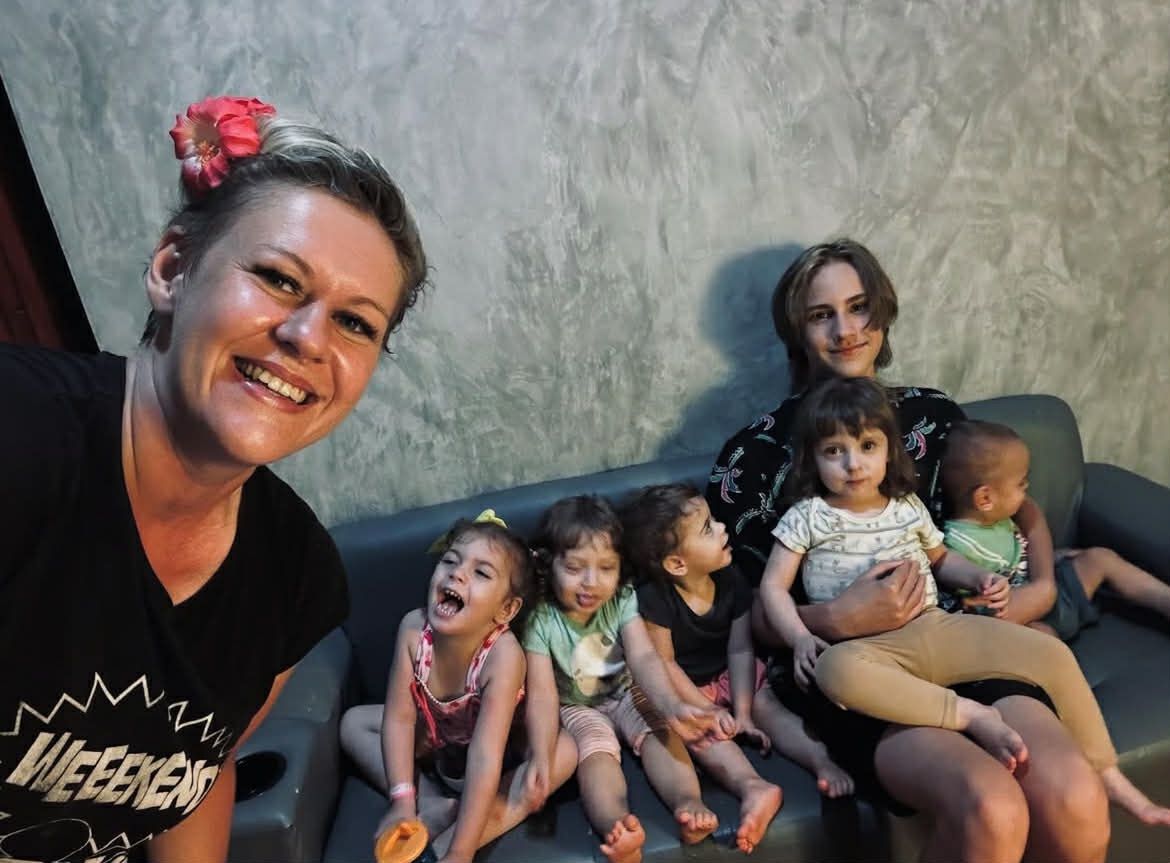 Dominika Clarke z dziećmi