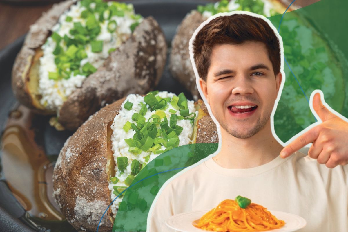 W domu zrobił ziemniaki jak ogniska, posypuje ciasto czekoladowe solą. Zna patent, jak poprawić humor gotowaniem